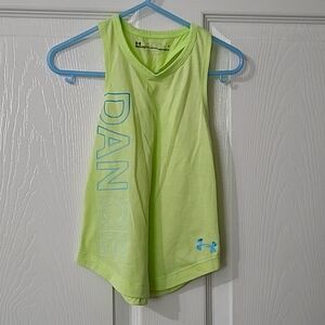 Girl's UNDER ARMOUR Heat Gear Dance Tank size 5